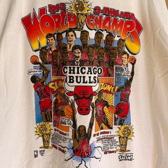 Vintage 1993 Chicago Bulls Shirt - Picture 3 of 8